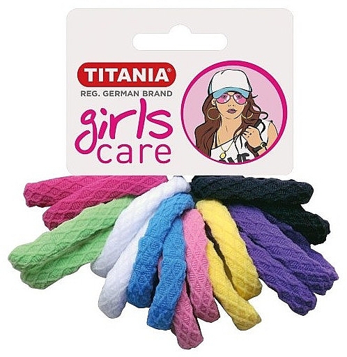 Elastic Hair Bands, 16 pcs, multicolored - Titania