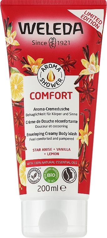 Aroma Shower Cream 'Comfort' - Weleda Aroma Shower Comfort Limited Edition