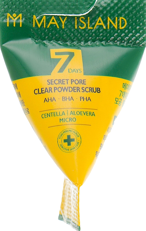 Pore Clear Centella Acid Scrub - May Island 7 Days Secret Pore Clear Powder Scrub