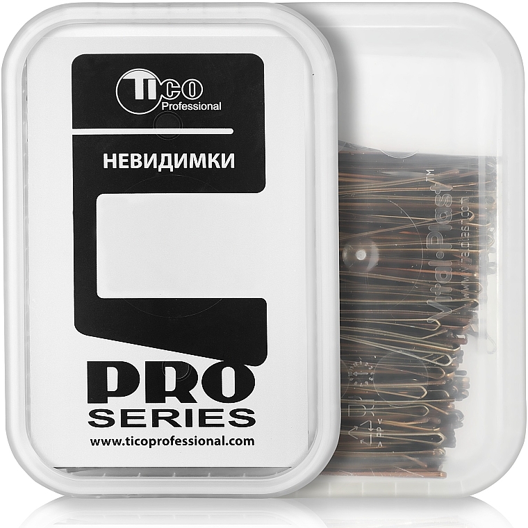 Hair Grips, 60 mm, brown - Tico Professional