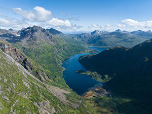 Fotos Norwegen Berg Fjord Innerfjorden Natur