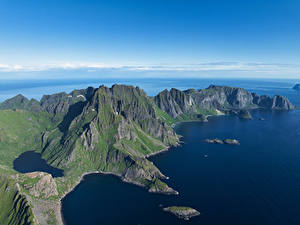 Bilder Norwegen Berg Lofoten Natur