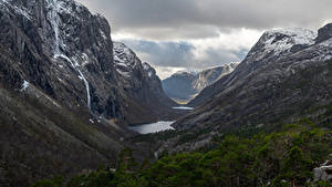 Fotos Norwegen Gebirge Landschaftsfotografie Felsen Indredalen Natur