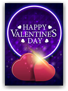 Wallpaper Valentine's Day Vector Graphics English Word - Lettering Heart 2 Rays of light