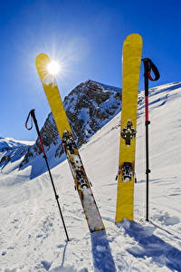 Hintergrundbilder Winter Skisport Schnee Sonne Sport