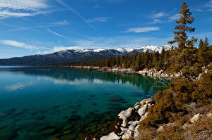 Fotos USA See Küste Landschaftsfotografie Wasser Nevada Tahoe Natur