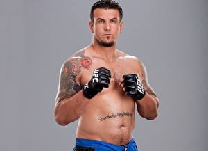 Papel de Parede Desktop Homem Tatuagem Barriga mma ufc frank mir fighter Desporto