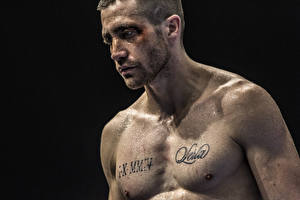 Papel de Parede Desktop Homem Tatuagem Southpaw 2015 Jake Gyllenhaal Filme Celebridade