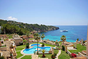 Bilder Spanien Resort Haus Meer Mallorca Schwimmbecken