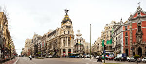 Fotos Madrid Spanien Haus Stadtstraße