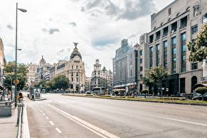 Fotos Madrid Spanien Haus Straße Straße Städte