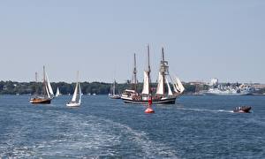 Hintergrundbilder Deutschland Schiff Segeln Baltic sea, Mecklenburg Städte