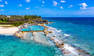 Bilder Vereinigtes Königreich Küste Meer Tropen Schwimmbecken Bermuda Natur