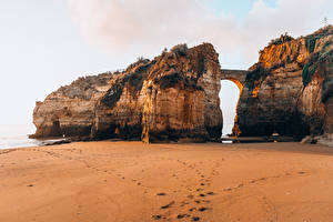 Papel de Parede Desktop Portugal Ponte Praias Rocha Ponta da Piedade