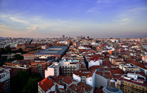 Fotos Spanien Madrid Haus Von oben