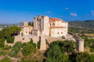 Fotos Spanien Mallorca Kloster Gebäude Zaun Sant Salvador Städte