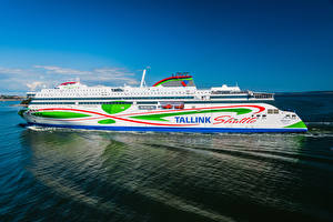 Картинки Корабль Хельсинки Таллин Megastar, Tallink, ferry