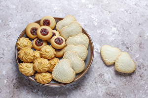 Picture Cookies Baking Plate Heart Food