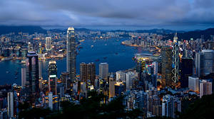 Hintergrundbilder Hongkong Gebäude Wolkenkratzer