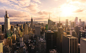 Hintergrundbilder Vereinigte Staaten Gebäude Wolkenkratzer New York City Städte