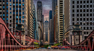 Hintergrundbilder Vereinigte Staaten Gebäude Wolkenkratzer Chicago Stadt Stadtstraße