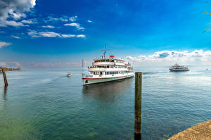 Hintergrundbilder Deutschland See Binnenschiff Bodensee Natur