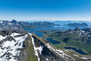 Hintergrundbilder Norwegen Lofoten Berg Landschaftsfotografie Natur