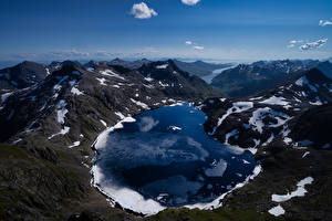 Bilder Norwegen Gebirge Lofoten See  Natur