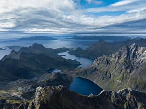 Fotos Norwegen Berg Fjord Vesteralen Natur