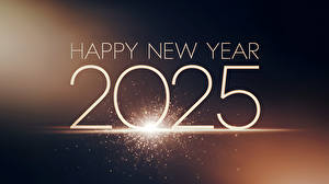 Photo New year Lettering English 2025 2025