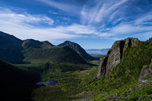 Bilder Norwegen Berg Lofoten Natur