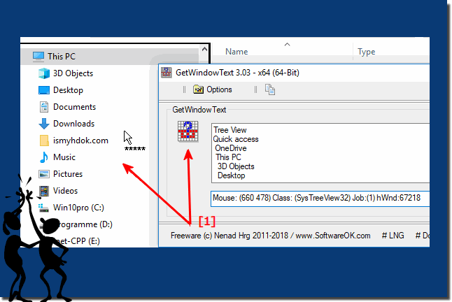 Query / read out Windows texts from windows!