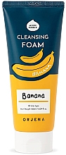 Mousse nettoyante pour visage, Banane Orjena Cleansing Foam Banana