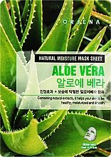 Masque tissu à l'extrait d'aloe vera pour visage Orjena Natural Moisture Aloe Vera Mask Sheet