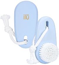 Brosse pour visage, bleu Ilu Bamboo Face Brush