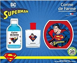 Corine De Farme Superman Set (eau de toilette/50ml + gel douche/300ml + accessoire/1pc)