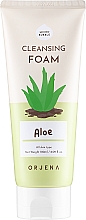 Mousse nettoyante pour visage, Aloe vera Orjena Cleansing Foam Aloe