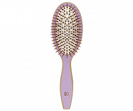 Brosse à cheveux en bambou "BambooM. Wild Lavender" Ilu Bamboo Hair Brush