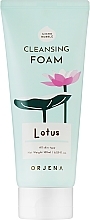 Mousse nettoyante pour visage, Lotus Orjena Cleansing Foam Lotus