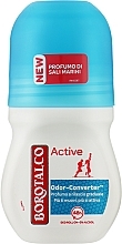 Déodorant roll-on anti-transpirant à l'arôme des sels marins 48h Borotalco Active Odor-Converter