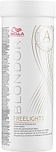 Poudre blanche de décoloration pour cheveux Wella Professionals Blondor Freelights