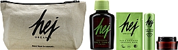 Set, 5 items Hej Organic Travel Kit Cactus