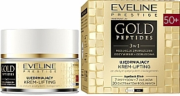 Verstevigende en Liftende Crème 50+ Eveline Cosmetics Gold Peptides