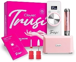 Ponceuse à ongles, mobile, sans fil, rose Clavier Trusi 65 W