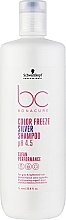 Shampoo voor grijs en gebleekt haar Schwarzkopf Professional Bonacure Color Freeze Silver Shampoo pH 4.5