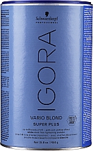 Stofvrij klaringspoeder Schwarzkopf Professional Igora Vario Blond Super Plus