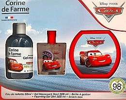 Corine De Farme Cars Set (eau de toilette/50ml + gel douche/300ml + accessoire/1pc)