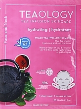 Gezichtsmasker Teaology Blue Tea & Hyaluronic Acid Brightening Moisturising Mask