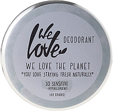 Natuurlijke Romige Deodorant 'So Sensitive' We Love The Planet Deodorant So Sensitive