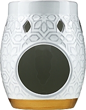 Brûleur à tartelettes Yankee Candle Wax Burner Addison Patterned Ceramic